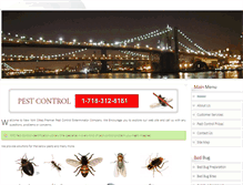 Tablet Screenshot of bedbugpestcontrolny.com